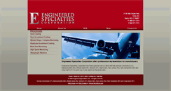 Desktop Screenshot of engineeredspecialties.com